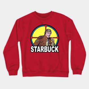 SMDM Logo - Battlestar Galactica - Starbuck Crewneck Sweatshirt